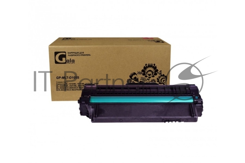 Картридж лазерный GalaPrint GP-MLT-D105S черный (1500 стр) для Samsung ML-1910/ML-1915/ML-2520/ML-2540/ML-2540R/ML-2541/ML-2545/ML-2580/ML-2580N/ML-2646/SCX-4600/SCX-4605/SCX-4610/SCX-4623/SCX-4623F/SCX-4623FN/SF-651ML-2525W
