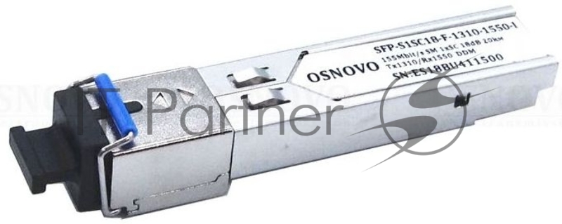 Модуль Osnovo SFP-S1SC18-F-1310-1550-I