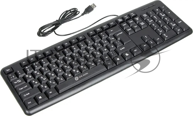 Клавиатура Oklick 180V2 проводная, USB Type-A, чёрный