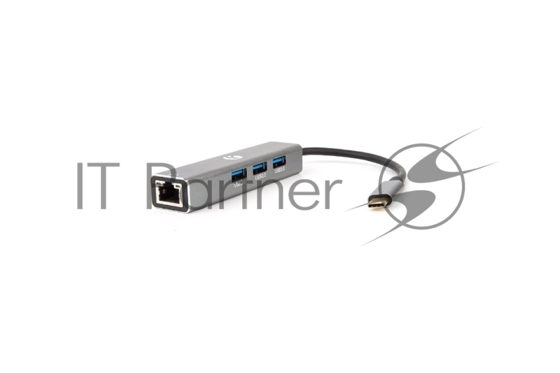 USB-концентратор VCOM DH311A USB Type-C, RJ-45/USB 3.0, USB