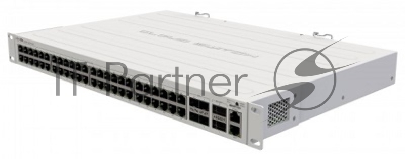Коммутатор MikroTik CRS354-48G-4S+2Q+RM, 48×1 Гбит/с + 4×10 Гбит/с SFP+ + 2×40 Гбит/с QSFP+, управляемый