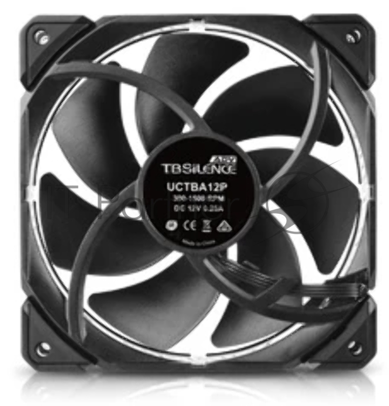Вентилятор корпусной Enermax T.B. Silence ADV, 120 мм, 300-1500 об/мин, 7-15.8 дБ, 4 pin PWM, без подсветки