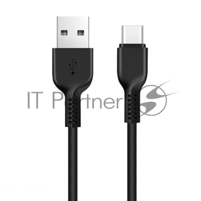 Кабель USB 2.0 HOCO X13, AM/Type-C M, черный, 1м