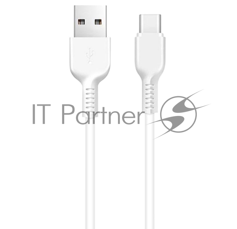 Кабель USB 2.0 HOCO X13, AM/Type-C M, белый, 1м