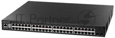 Коммутатор Edge-core ECS4620-52P, 48×1 Гбит/с + 2×10 Гбит/с SFP+ + слот расширения (2×10 Гбит/с SFP+), управляемый