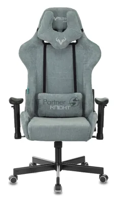 Кресло Бюрократ VIKING KNIGHT LT28 FABRIC серо-голубой, ткань, 120 кг, механизм качания