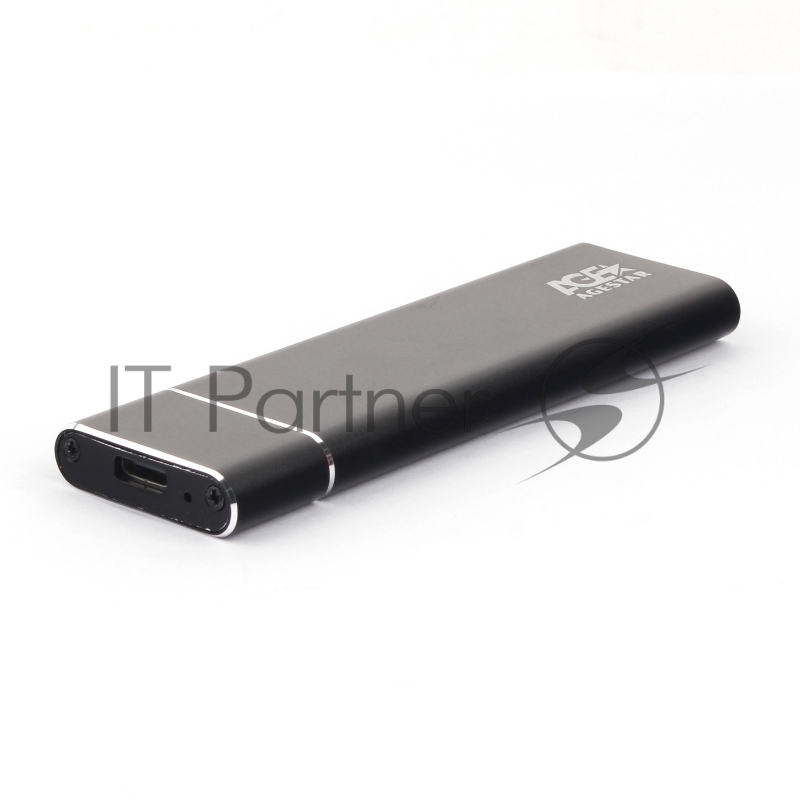 Внешний корпус AgeStar M.2 USB 3.0 NGFF (B-key) AgeStar 3UBNF5C алюминий, черный/серебристый