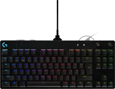 Клавиатура Logitech Gaming PRO проводная, USB Type-A, чёрный