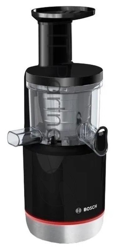 Соковыжималка Bosch MESM731M черный, шнековая вертикальная, 150 Вт, 1000 мл, электронное, реверс