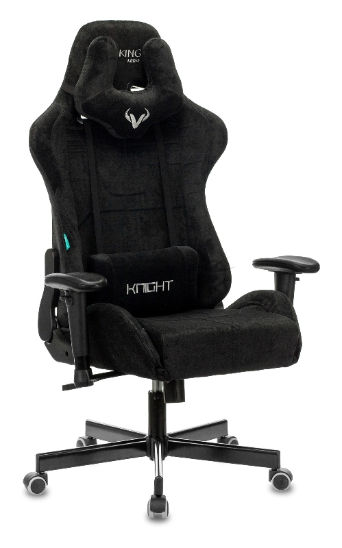 Кресло Бюрократ VIKING KNIGHT LT20 FABRIC черный, ткань, 120 кг, механизм качания