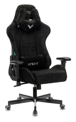 Кресло Бюрократ VIKING KNIGHT LT20 FABRIC черный, ткань, 120 кг, механизм качания