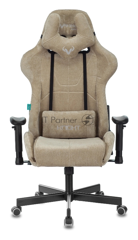 Кресло Бюрократ VIKING KNIGHT LT21 FABRIC песочный, ткань, 120 кг, механизм качания