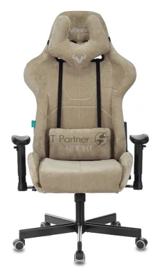 Кресло Бюрократ VIKING KNIGHT LT21 FABRIC песочный, ткань, 120 кг, механизм качания