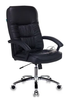 Кресло Бюрократ T-9908AXSN-AB черный, кожа
