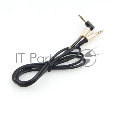 Кабель Cablexpert аудио 90˚ CCAB-02-35MML-1MB. 3.5 Jack (M)/3.5 Jack (M), черный, 1м, блистер