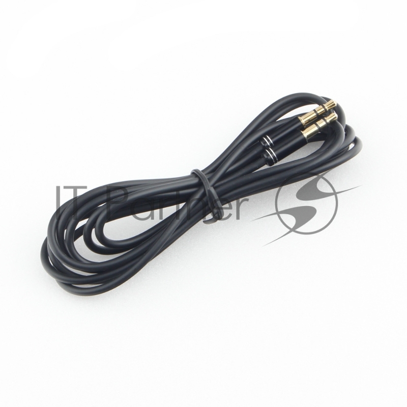 Кабель аудио Cablexpert CCAB-02-35MM-2MB, 3.5 Jack (M)/3.5 Jack (M), черный, 2м, блистер