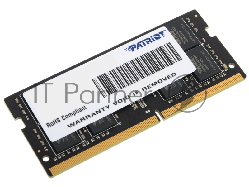 Оперативная память Patriot Signature, DDR4, 32GB (1x32 GB), 2666 MHz, CL19, SO-DIMM