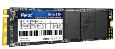 Накопитель SSD Netac N930E Pro, 512Gb, PCIe 3.0 x4, M.2 2280, NVMe, R/W 2080/1700