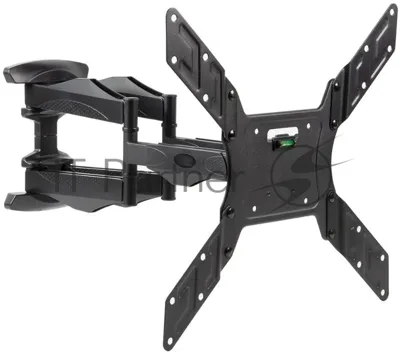 Кронштейн для телевизора Arm media COBRA-45 new черный 4 шт/уп. 22"-65", max 45 кг, 4ст св., нак. + 5° -10°, пов. 160°, от ст. 45-495 мм., max VESA 400x400