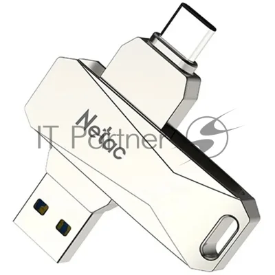 Флешка USB Netac U782C NT03U782C-128G-30PN dual USB 3.0+TypeC 128Gb, retail version