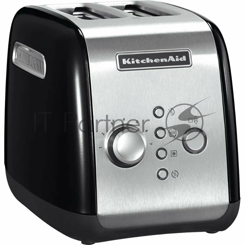 Тостер KitchenAid 5KMT221EOB черный, 1100 Вт, 2 слота