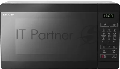 Микроволновая печь Sharp R-6800RK черный, 20 л, 800 Вт, переключатели - сенсор