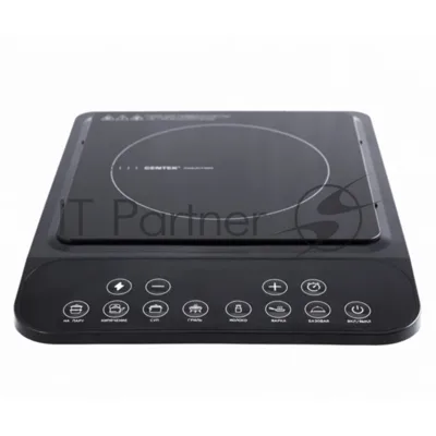 Плита настольная электрическая Centek CT-1517 черный, 2 кВт, индукция, конфорки - 1, стеклокерамика, сенсор