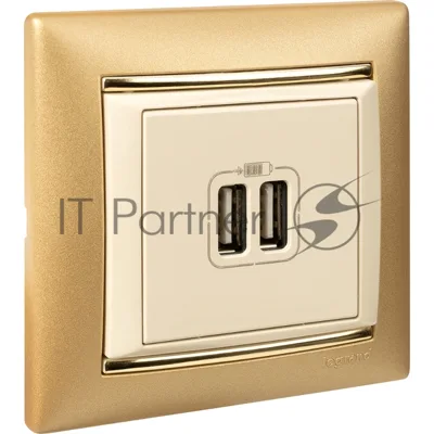 Розетка 2-ая USB 774170 Legrand Valena Сл. кость
