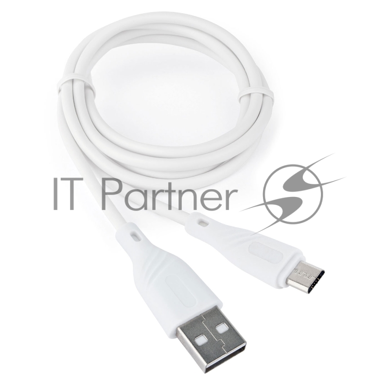 Кабель USB2.0 Cablexpert CCB-mUSB2-AMBMO1-1MW, AM/microB, издание Classic 0.1, длина 1м, белый, блистер