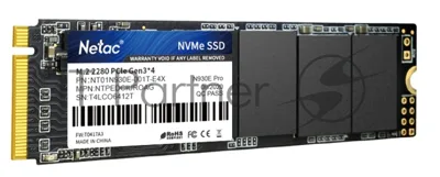 Накопитель SSD Netac N930E Pro, 1Tb, PCIe 3.0 x4, M.2 2280, NVMe, R/W 2130/1720
