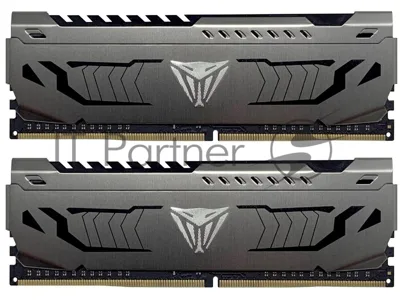 Оперативная память Patriot Viper Steel, DDR4, 16GB (2x8 GB), 3600 MHz, CL18, DIMM, радиатор, черный