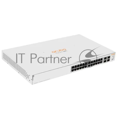 Коммутатор HPE Aruba IOn 1930 24G 4SFP+, 24×1 Гбит/с + 4×10 Гбит/с SFP+, управляемый