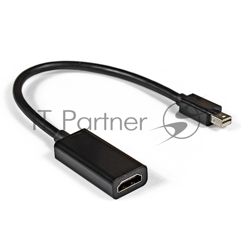 Кабель-переходник ExeGate EX284922RUS miniDisplayPort-HDMI ExeGate EX-mDPM-HDMIF-0.15 (mini20M/19F, 0,15м)