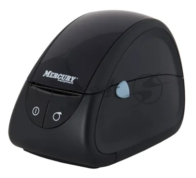 Принтер наклеек Mertech MPRINT LP80 EVA прямая термопечать, 203 dpi, 100 мм/сек, RS-232, USB, черный