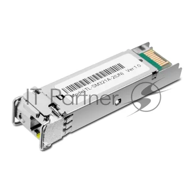 Модуль SFP TP-Link 1000Base-BX WDM Bi-Directional SFP module, TX: 1550 nm and RX: 1310 nm, 1 LC Simplex port, up to 2 km transmission distance in 9/125 μm SMF (Single-Mode Fiber), Supports Digital Diagnostic Monitoring (DDM).