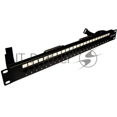 Патч-панель TELCO, 19", 1U, 24 порта RJ-45, контакты 12, 36