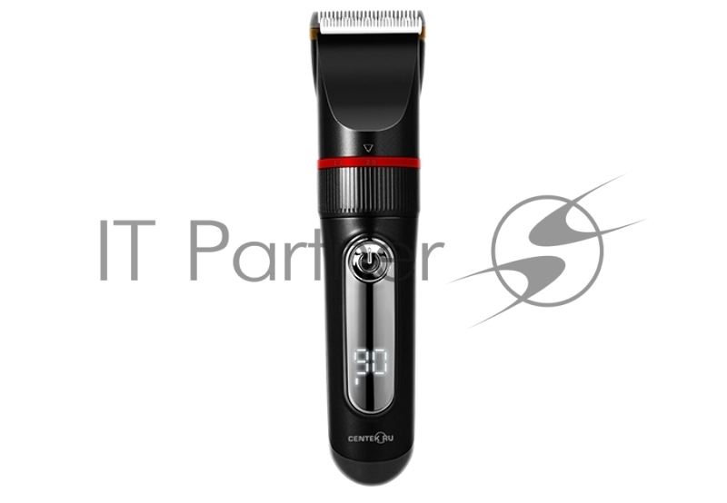 Машинка для стрижки волос Centek CT-2101 черный 3 Вт, LED, Li-Ion1200 до 3 часов, USB зарядка, 6 насадок