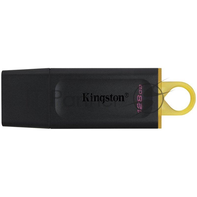 Флешка USB Kingston DataTraveler Exodia (DTX/128GB), 128Gb, USB 3.2 Gen 1, R/W 200/60, черный/желтый