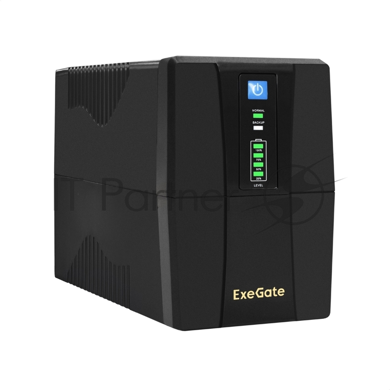 Источник бесперебойного питания ExeGate Power Back BNB-850.LED.AVR.EURO.RJ.USB / 850 ВА / 480 Вт / 2 x CEE 7 (евророзетка)