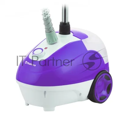 Отпариватель Sakura SA-3900P белый/фиолетовый, 1700 Вт, 30 г/мин, 1500 мл