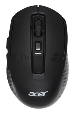 Мышь беспроводная Acer OMR070 черный, 1600 dpi, радиоканал, Bluetooth, USB, кнопки - 6
