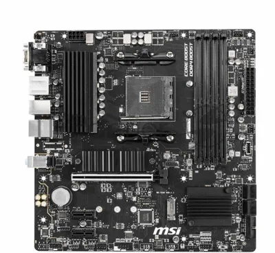 Материнская плата MSI B550M PRO-VDH, AM4, AMD B550, 4xDDR4, 4xSATA, 2xM.2, 1xPCIe 4.0 x16, DisplayPort, HDMI, D-Sub, 1x1Gb LAN, 3x3.5 мм, 7.1, microATX