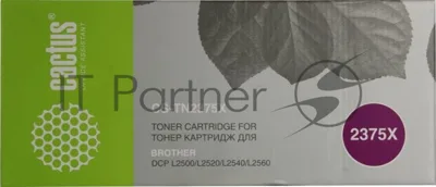 Картридж лазерный Cactus CS-TN2375X черный (5200 стр.) для Brother DCP L2500/L2520/L2540/L2560