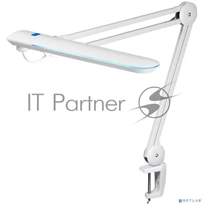Лампа настольная бестеневая Rexant, струбцина, "Blue Stream", 60 SMD LED, белая