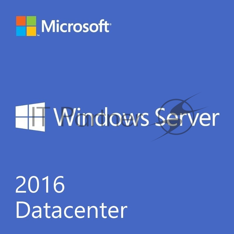 Операционная система лицензия OEM WIN SVR DATACTR 2016 RUS 64B 1PK DSP 16CR MS
