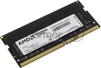 Оперативная память AMD Radeon R9, DDR4, 4GB, 3200MHz, CL22, SO-DIMM