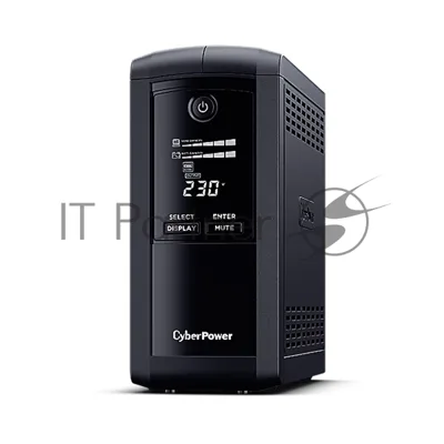 Источник бесперебойного питания CyberPower VP700EILCD/700 ВА/390 Вт/USB/RS-232/RJ-11/RJ-45/6 x IEC 320 C13 (компьютерная)