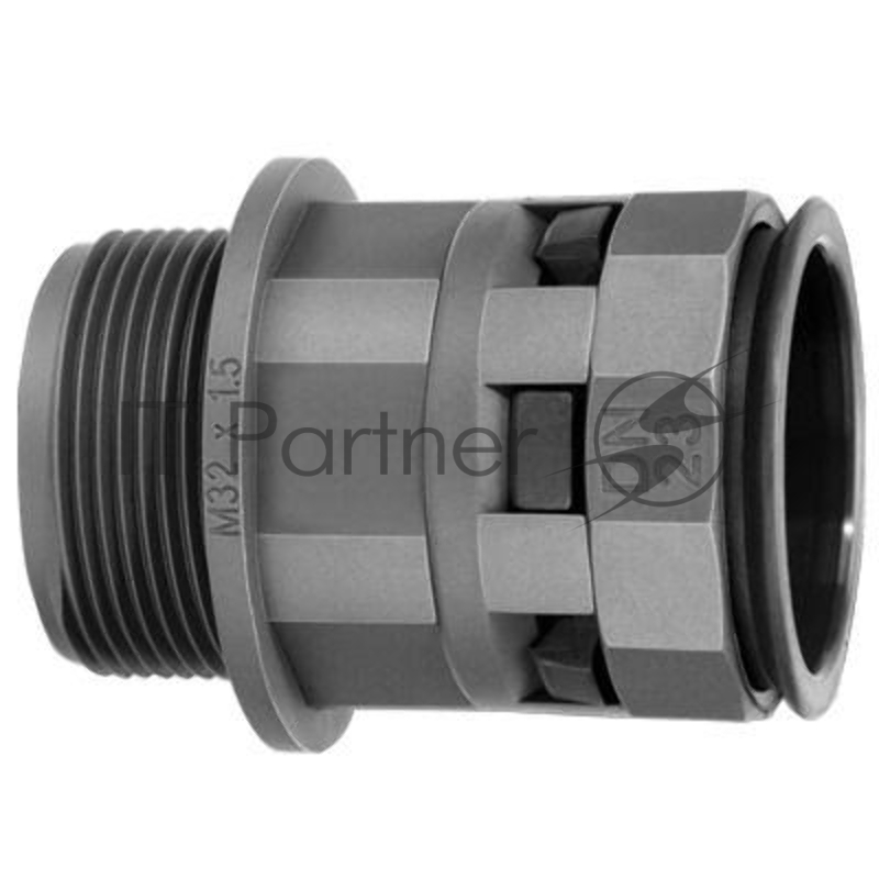 Переходник труба-коробка DN 12мм М20х1.5 полиамид черный IP66 DKC PAM12M20N