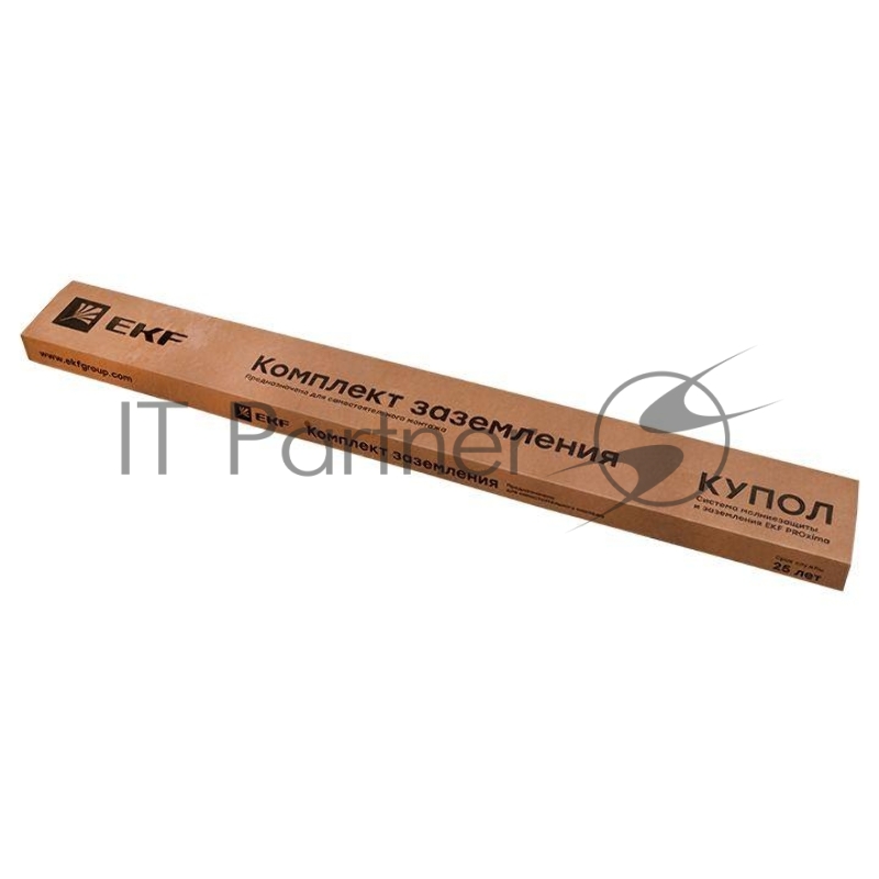 Комплект заземления верт. с заострением d16 дл.3м (2х1.5м) HZ EKF gc-21301