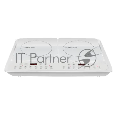 Плита настольная электрическая Centek CT-1514 белый, 3.5 кВт, индукция, конфорки - 2, стеклокерамика, сенсор